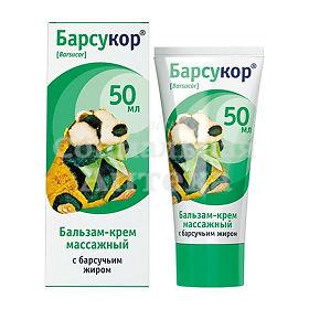 Барсукор бальзам-крем массаж д/взрослых 50мл