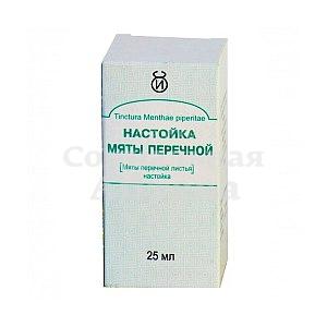 Мяты перечной настойка 25мл флак