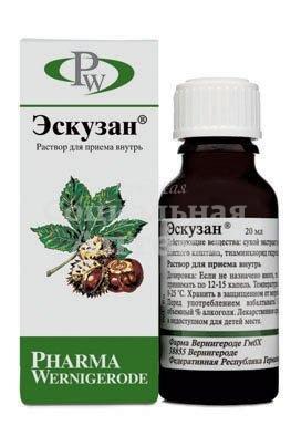 Эскузан капли 20мл