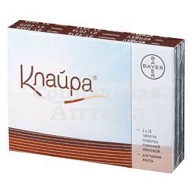 Клайра табл п/о №28*3