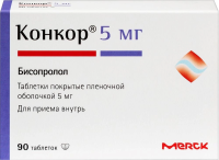 Конкор табл п/о 5мг №90