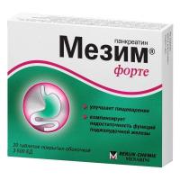 Мезим форте табл п/о №20