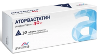 Аторвастатин Авексима табл п/о 40мг №30