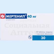 Мертенил табл п/о 40мг №30