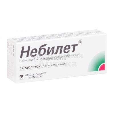 Небилет табл 5мг №14