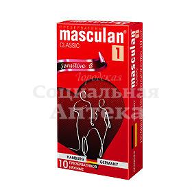 Презервативы Маскулан 1 классик №10 нежные (Sensitive plus)