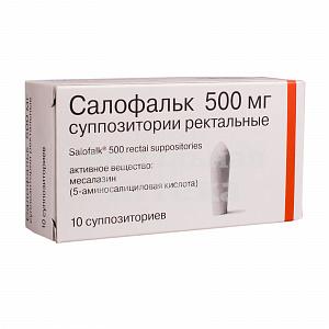 Салофальк супп рект 500мг №10