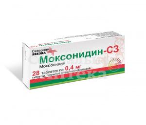 Моксонидин табл п/о 400мкг №28