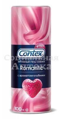 Гель-смазка Контекс Romantic (аромат клубники) 100мл