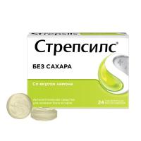 Стрепсилс табл б/сах с лимоном №24