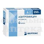 Азитромицин капс 250мг №6