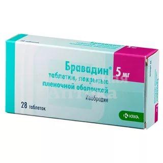 Бравадин табл п/о 5мг №28