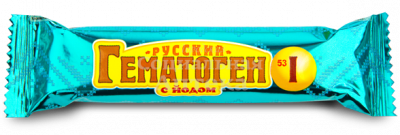 Гематоген русский с йодом 40г