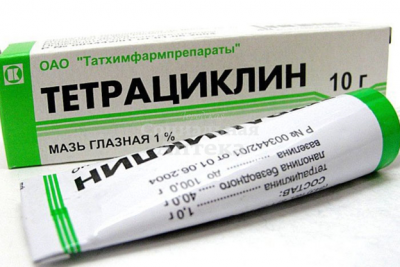 Тетрациклин гл. мазь 1% 10г