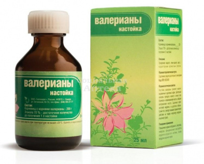 Валерианы настойка 25мл флак