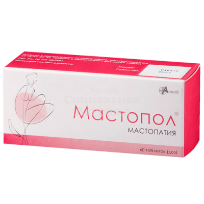Мастопол табл д/рассас №60