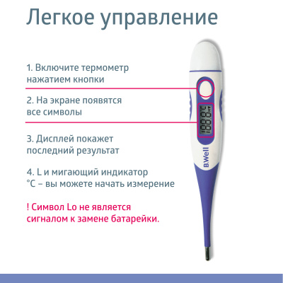 Термометр медицинский цифровой WT-04