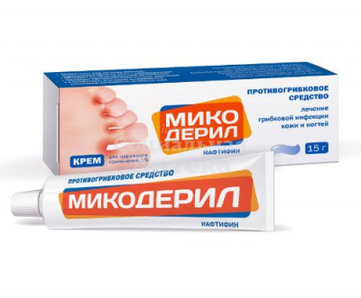 Микодерил крем 1% 15г туба