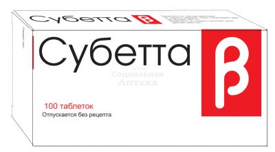 Субетта табл д/рассас №100
