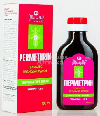 Перметрин Фора+ средство педикулицид 1,5% 100мл