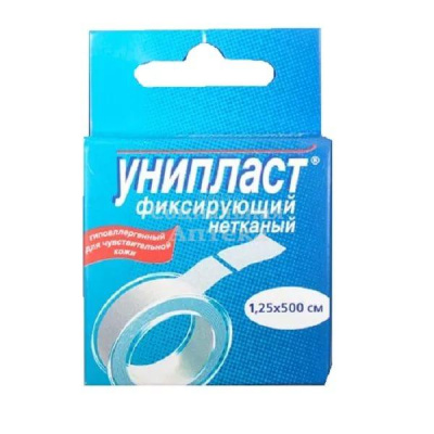 Лейкопластырь Унипласт 1,25*500 неткан.основа