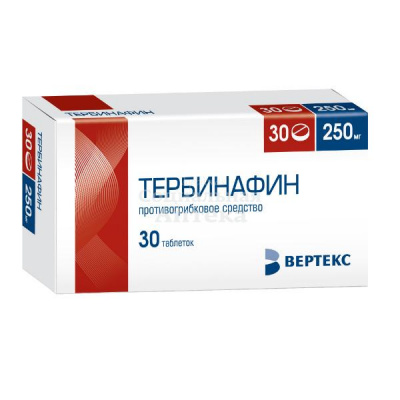Тербинафин табл 250мг №30