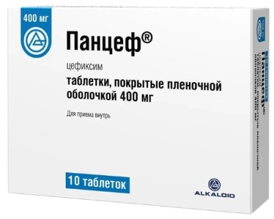 Панцеф табл п/о 400мг №10