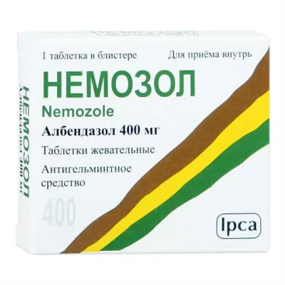 Немозол табл жев 400мг №1