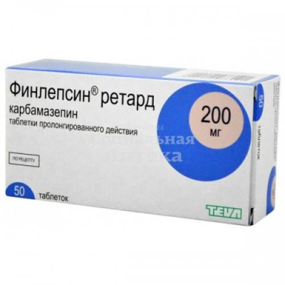 Финлепсин ретард табл 200мг №50