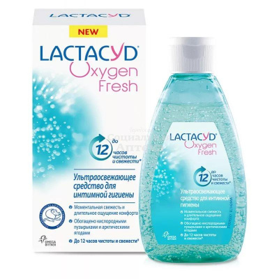 Лактацид Кислород.свежесть ср-во д/интимной гигиены 200мл