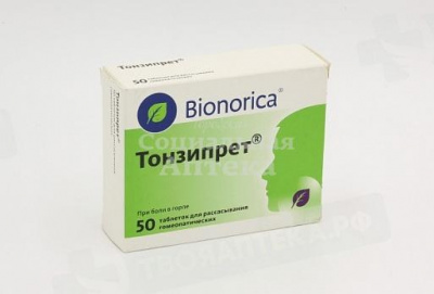Тонзипрет табл №50