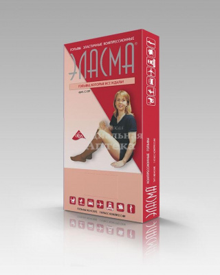 Гольфы компр Эласма 1кл (С501) р.3 беж