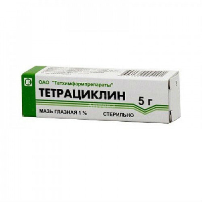 Тетрациклин гл. мазь 1% 5г